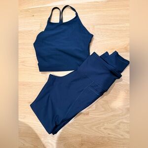 Old Navy Women's Dark Blue Leggings Set